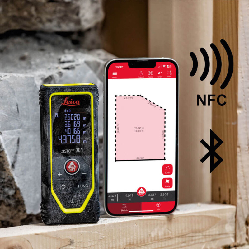 Leica Disto X1 Laser Entfernungsmesser Leica Disto X1 Laser Entfernungsmesser